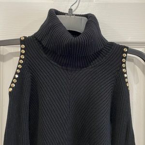 XOXO turtleneck blouse-cut shoulders-never worn